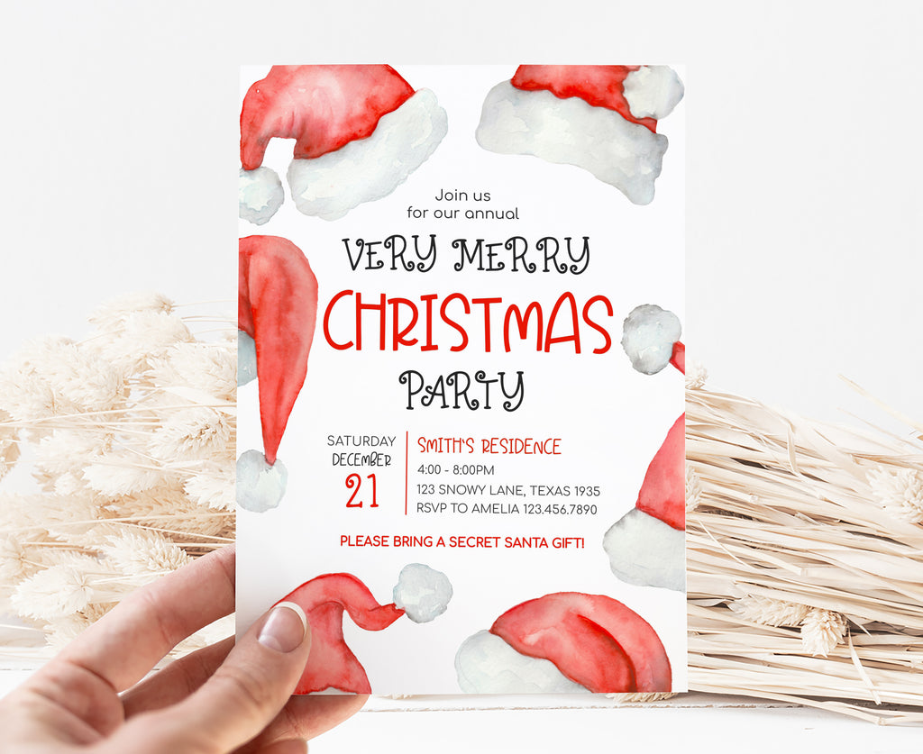 Holiday Christmas Party Invitation