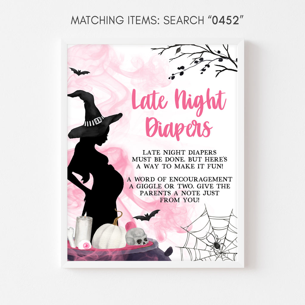 A Baby is Brewing Baby Shower Late Night Diapers Sign