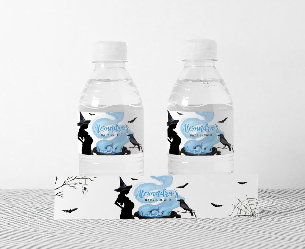 A Baby is Brewing Halloween Baby Shower Bottle Label