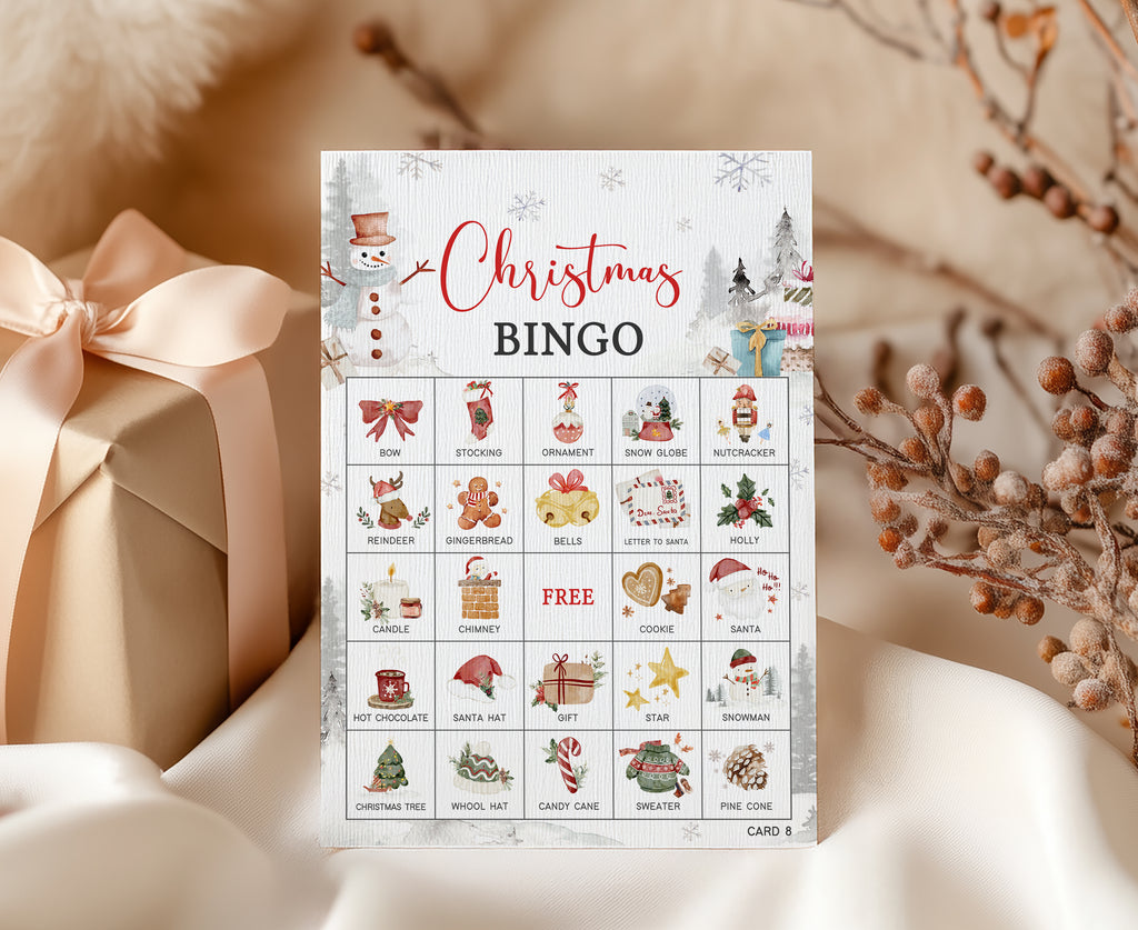 Christmas Party Bingo Cards